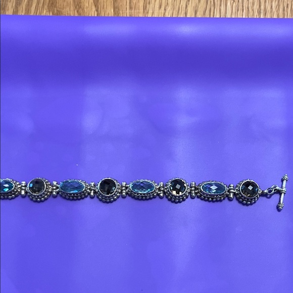 Jewelry - Sterling gemstone tennis bracelet